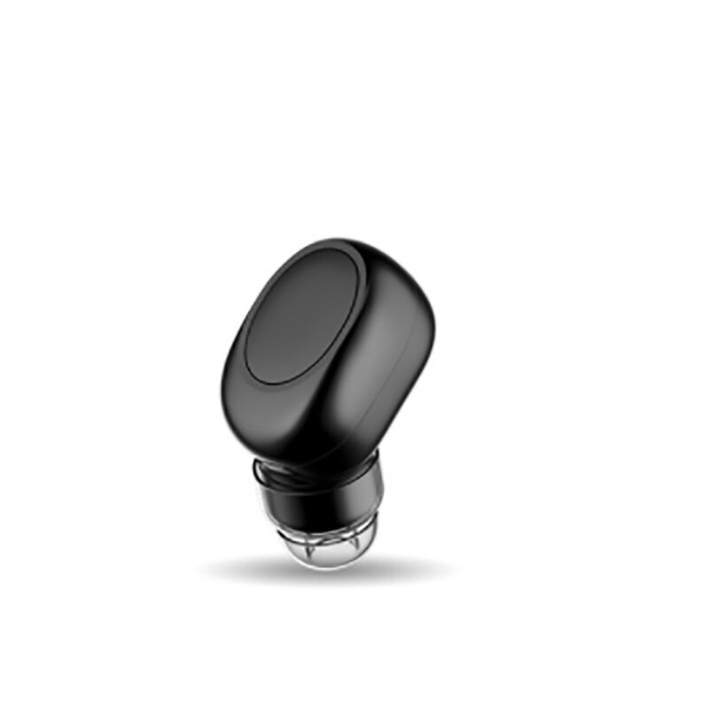 4,1 Chip Mini Bluetooth Kopfhörer Drahtlose Ohrhörer Bluetooth Kopfhörer mit Mic Ohr haken Unsichtbare Kopfhörer USB Ladegerät Dock: Schwarz
