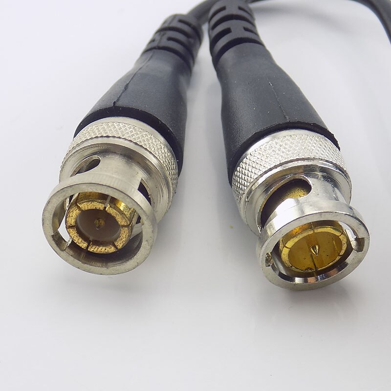 2 Stuks/1 Paar Cctv Video Balun Twisted Video Transceiver Utp Bnc Balun 2000Ft Met Bnc Kabel Bnc Connector voor Security Camera
