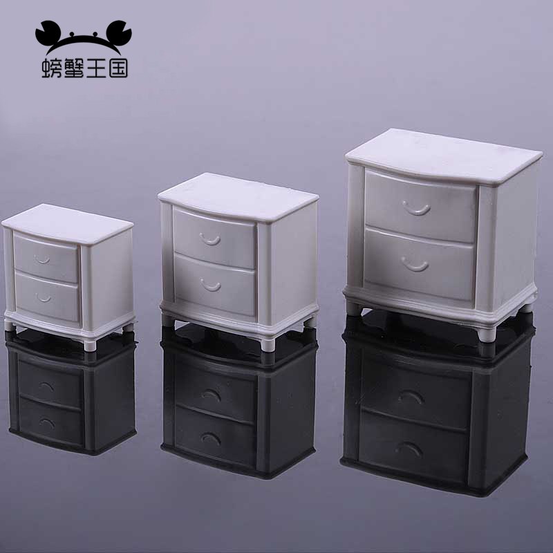 6 pcs 1:20 1:25 1:30 1:50 Nachtkastje Kast Model Decoratieve Miniatuur Meubilair Model Woonkamer Nachtkastje Speelgoed