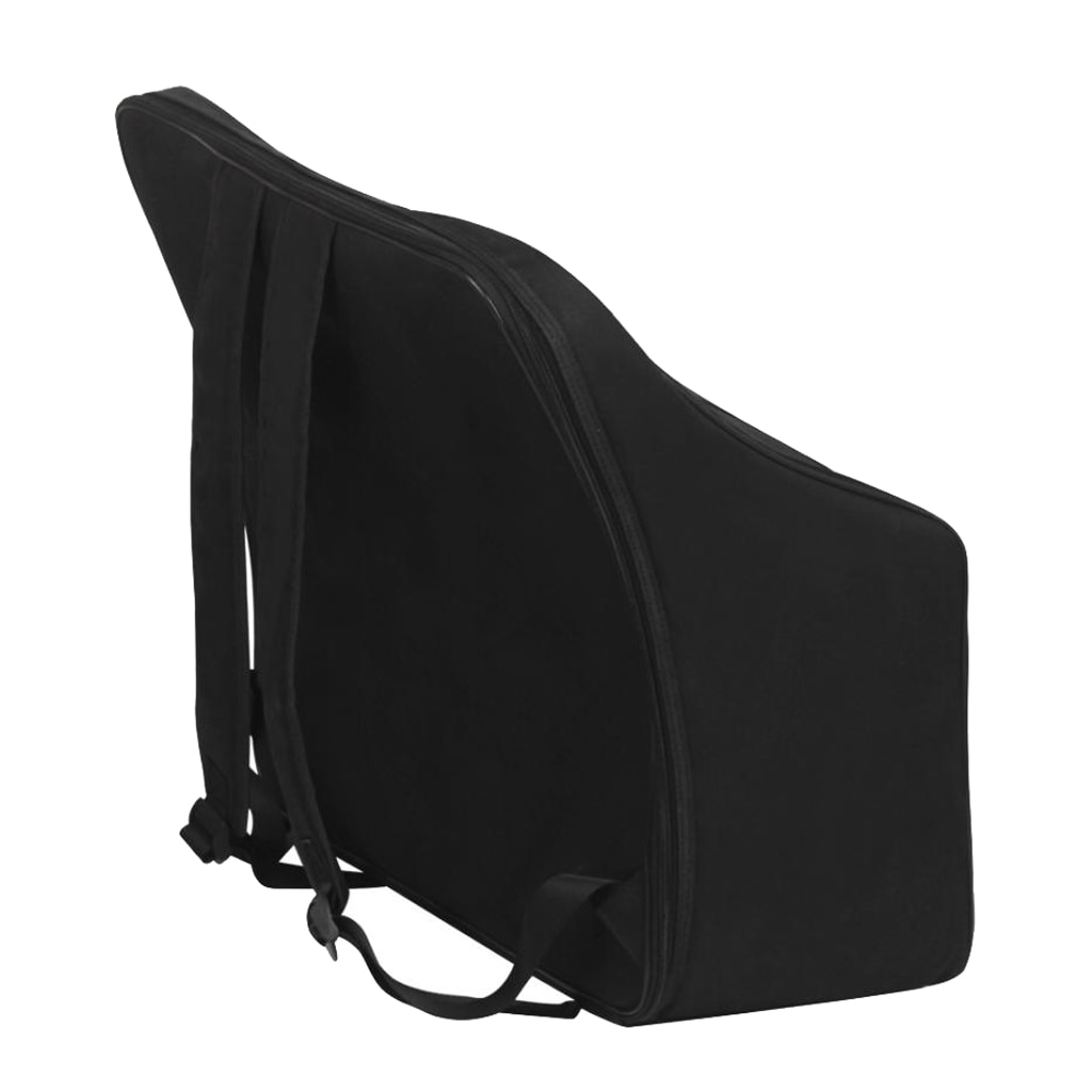 Tykkere klaver harmonika taske taske 40-120 bas harmonika rygsæk sort