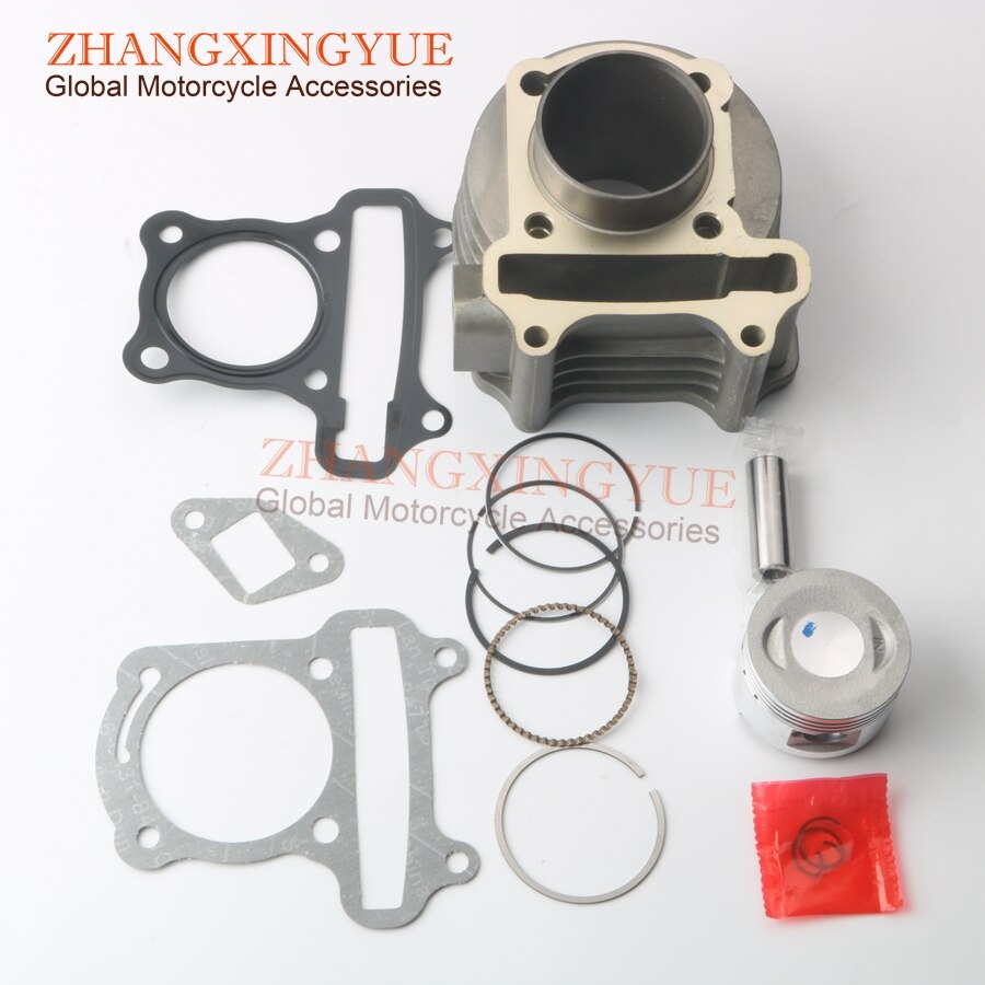 80cc Big Bore Kit & 47mm Piston Kit & Cylinder Mat for LONGJIA Digita Estate H2 LJ50QT-E Speedjet-Evo Trevis 50cc 4-stroke