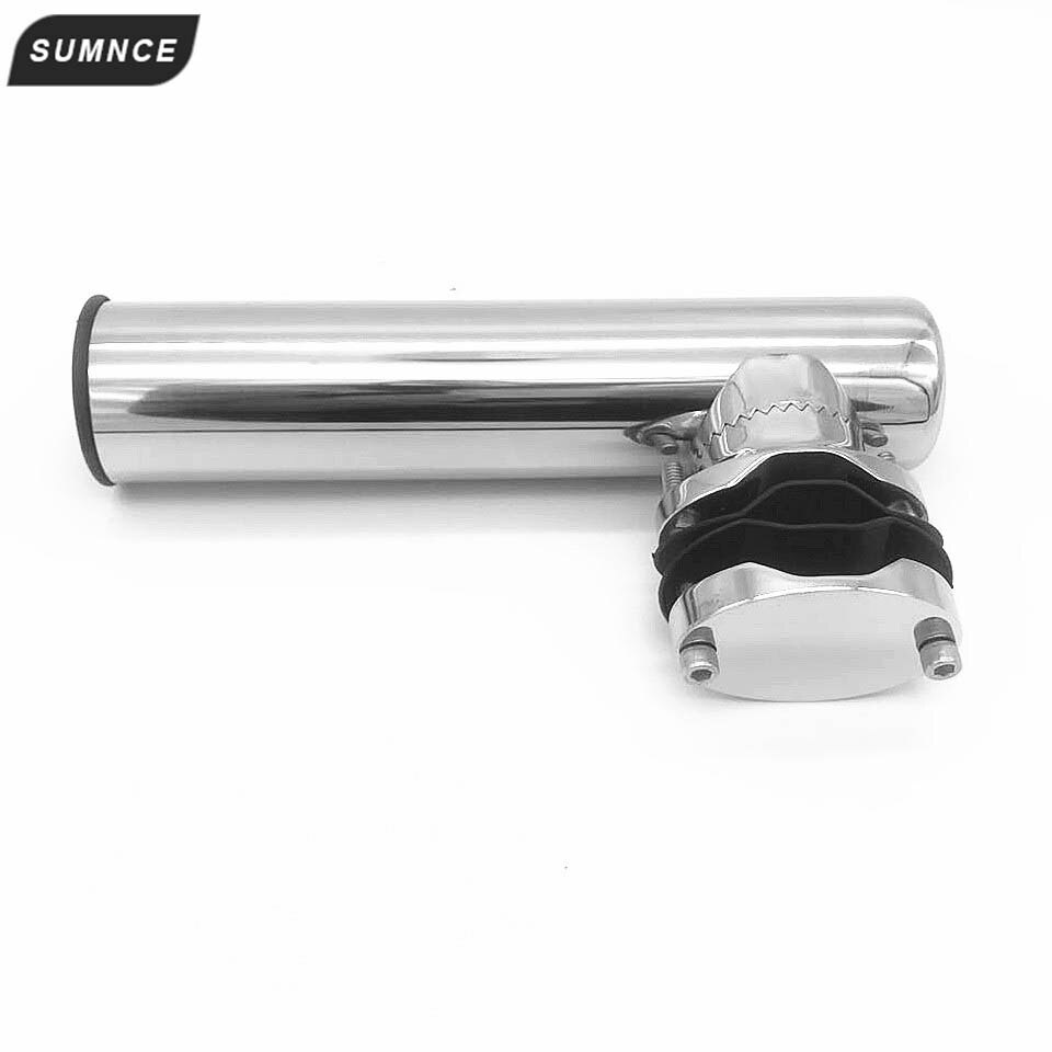 Soporte de barra de pesca para barco soporte de acero inoxidable para barco, estante de soporte para riel de 32-53mm, piezas de barcos para asiento de barco