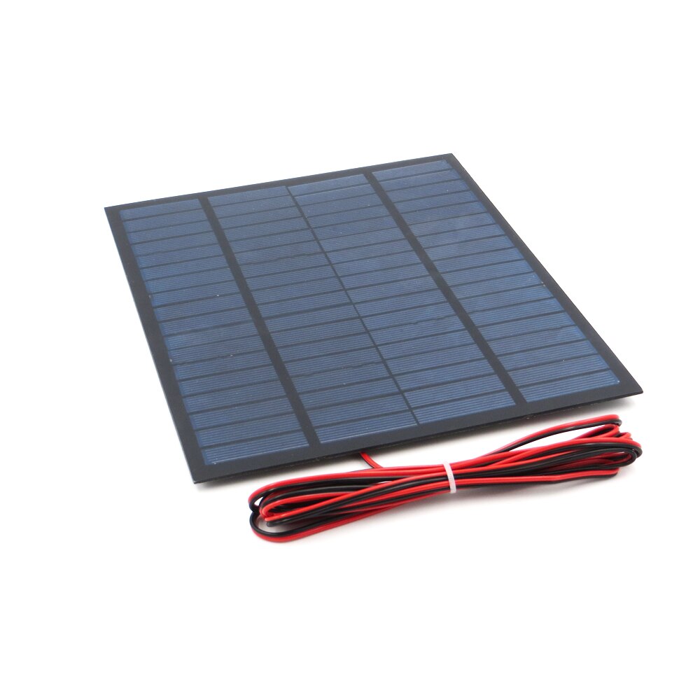 18 V 5 W extend wire Solar Panel Polycrystalline Silicon DIY Battery Charger Small Mini Solar Cell cable toy 18V 5W Volt Watt