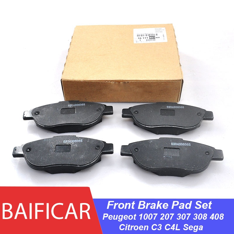 Baificar Brand Nieuw Front Remblokken Set 1611140780 Voor Peugeot 1007 207 307 308 408 Citroen C3 C4L Sega