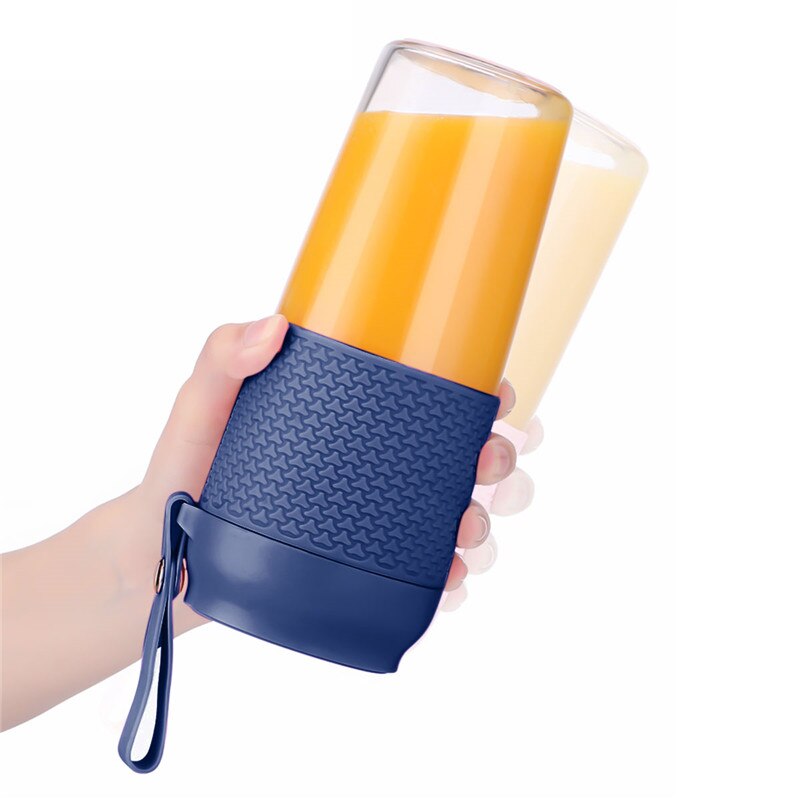 Draagbare elektrische blender mini usb oplaadbare sinaasappelpers sap smoothie maker fruitpers knijpers fles sapbeker