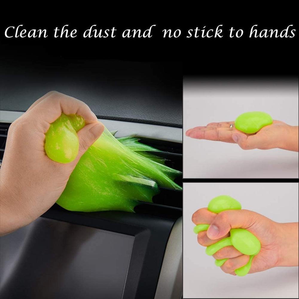 1PC Car Interior Dashboard Air Vent Cleaner Gel Keyboard Cleaning Wash Mud Mobile Computer Gap Dust Dirt Remove Soft Glue Tool