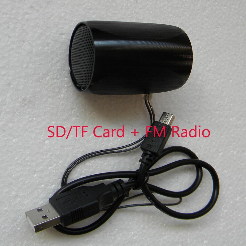 Draagbare Digitale Versterker Mini Speaker Fm Radio 4 Stks/partij Hifi Stereo Computer Speaker MP4 Speler Tf/Sd Kaarten