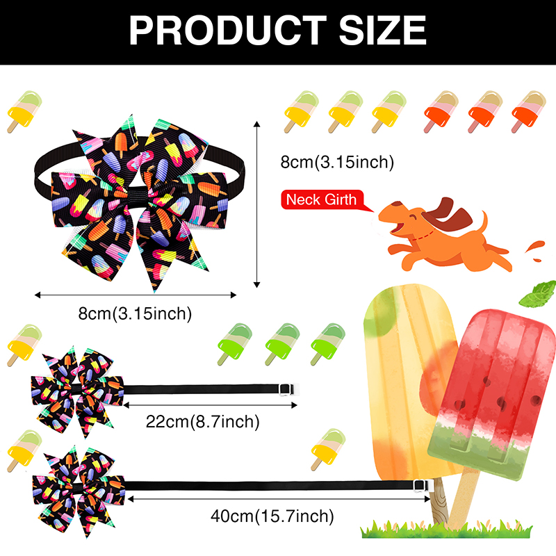 50/100 pezzi proprietà farfallino per cani accessori per cani stile frutta accessori per animali domestici cani animali domestici papillon cravatte moda forniture per cani