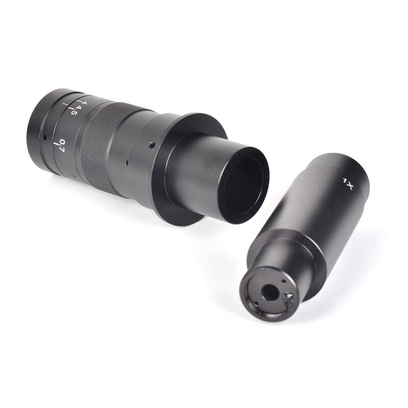 Adjustable 300X Zoom C-Mount Lens 0.7X-4.5X Magnification for HDMI USB Industry Video Microscope Camera Eyepiece Magnifier