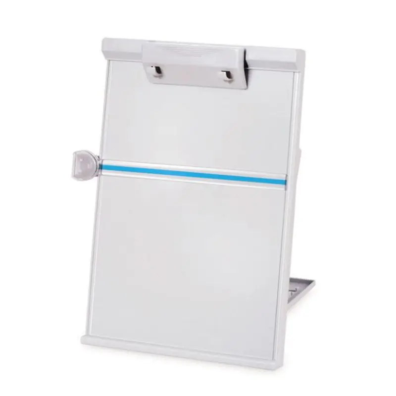 Monitor Mount Gray, Adjustable Document Holder & Sticky Notes Organizer - Holds Copy Paper, Photos, Notes & Business Cards