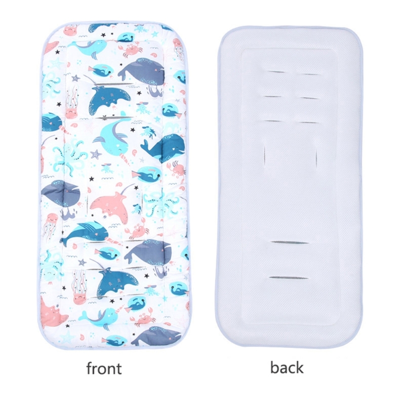 Universal- Baby Kinderwagen Sitzkissen Starke Buggy Sitz Liner Pad Atmungsaktive Gittergewebe Baumwolle freundlicher Warenkorb matt Kinderwagen Zubehör