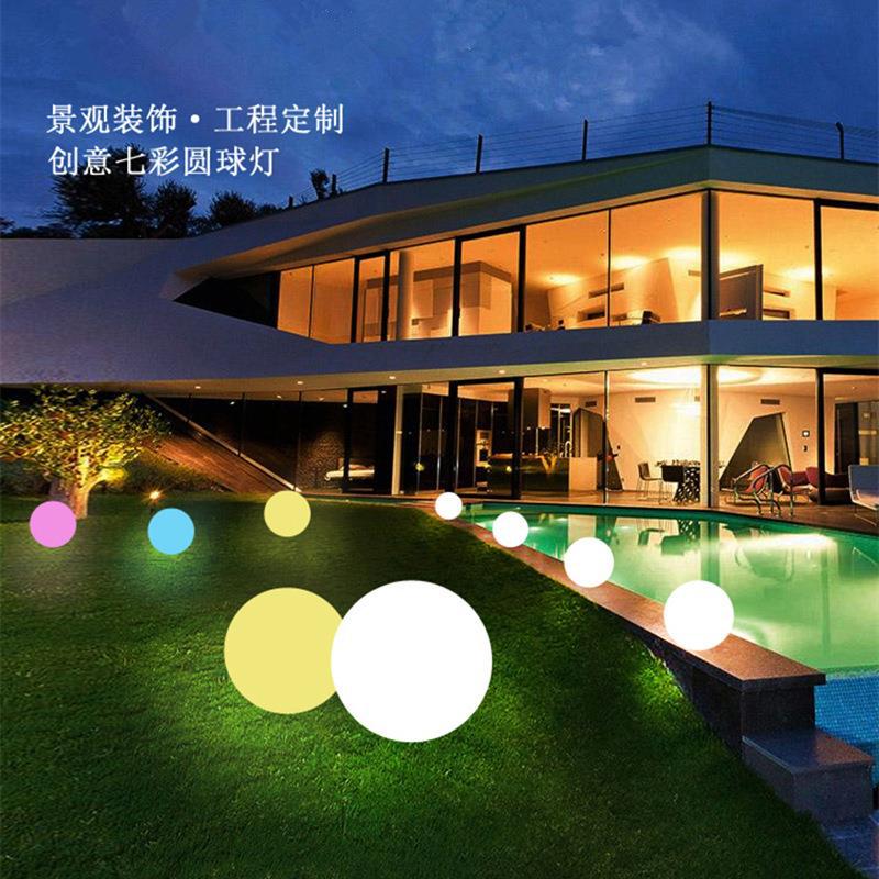Luces LED de bola de jardín para exteriores, lámpara con Control remoto para suelo, calle, césped, piscina, boda, , vacaciones, decoración del hogar