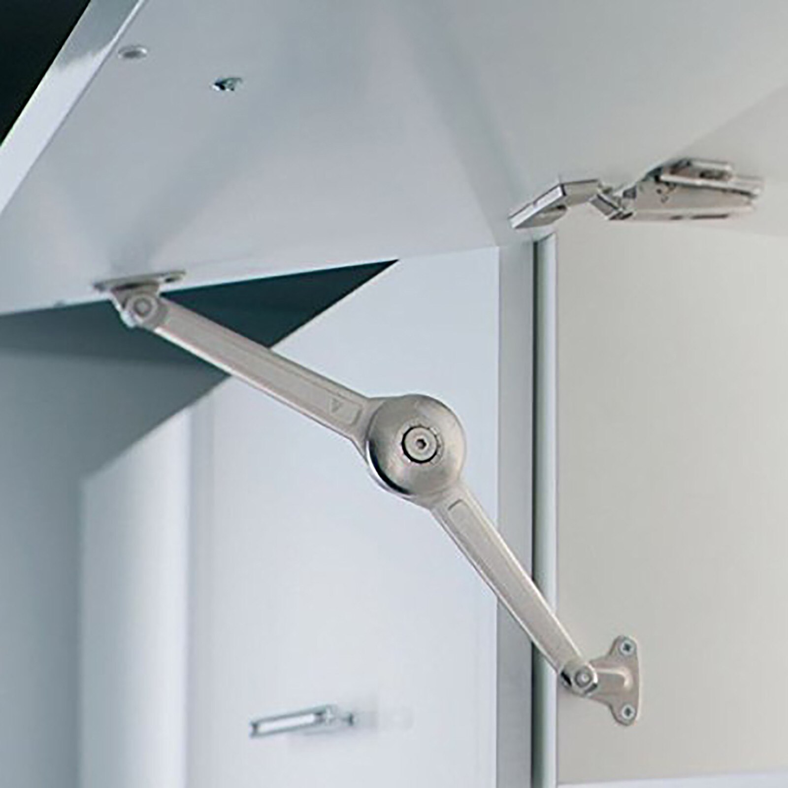 48@ Nickel-plated Cabinet Pull Rods Up And Down Door Cabinet Support Gas Rods Furniture Cabinet Support Rod Small Tatami Door