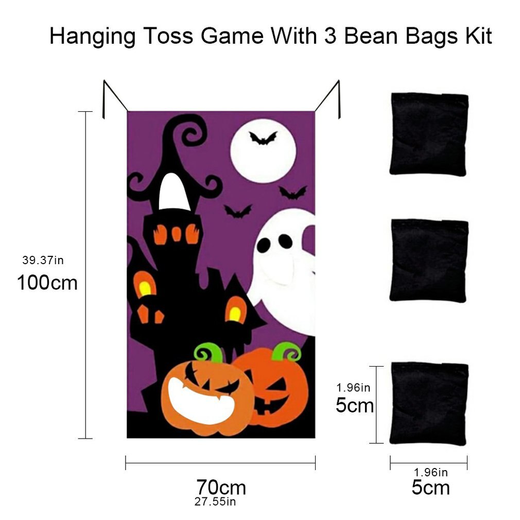 Halloween fest spil forsyninger sækkestole halloween bannere spil græskar søde til børn familie butikker spil: Spil 3