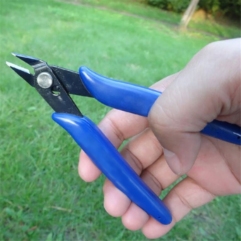 1PCS Electrical blue Wire Cable Cutters Cutting Side Snips Flush Pliers Nipper Hand Tools Herramientas