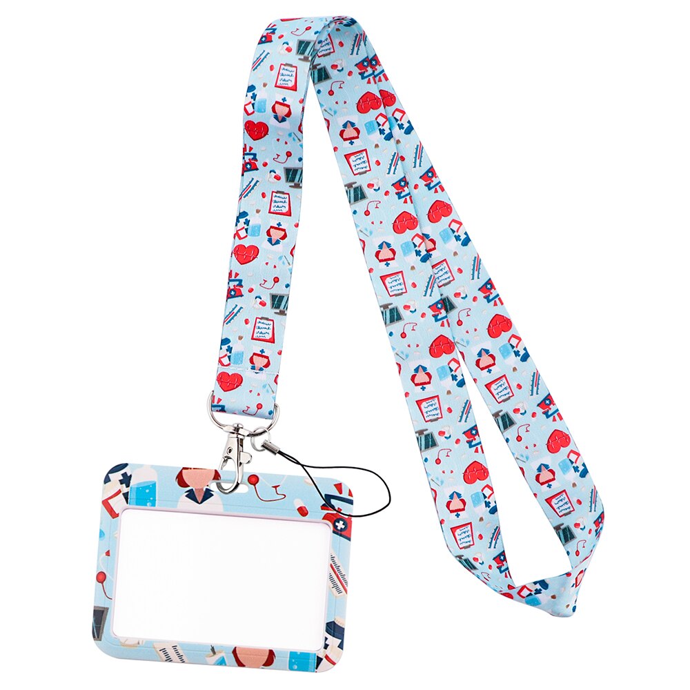 Lb3064 Medische Apparatuur Arts Verpleegster Lanyard Grey 'S Anatomie Nekbanden Id Badge Houder Hanger Sleutelhanger Charm Telefoon Sleutelhanger