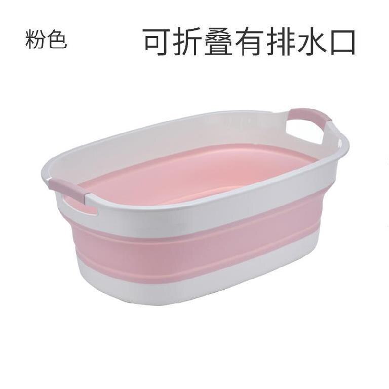 Bañera plegable para ducha de bebé, bañera portátil para mascotas, accesorios de seguridad, cesta de almacenamiento: B