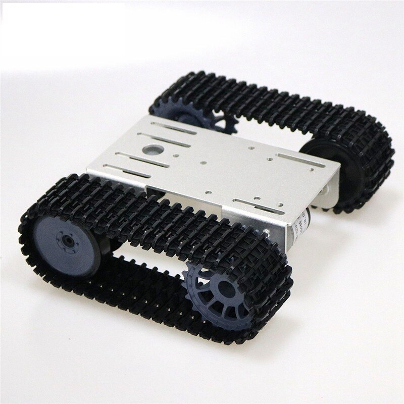 Kit de châssis de réservoir Robot à chenilles intelligentes en métal TP101, avec moteur 33GB-520 12V DC, panneau en alliage d&#39;aluminium, bricolage pour jouet Arduino