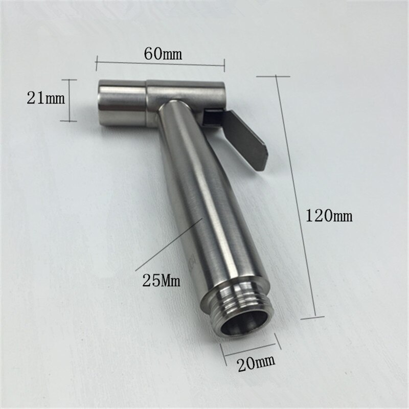 Wetips stål håndholdt hygiejnisk bruser bærbar toilet vandsprøjte toilet bidet mixer bidet hoved hygiejnisk bruser bidet vandhane