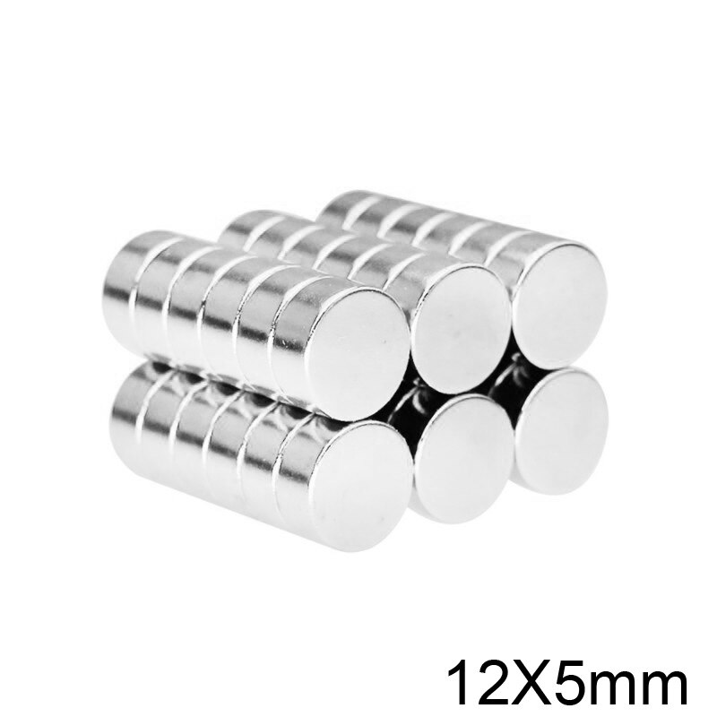 10/20/50/100pcs 12x5 mm Powerful Magnets 12mmx5mm Permanent Round Magnet 12x5mm Neodymium Magnet Super Strong magnetic 12*5 mm