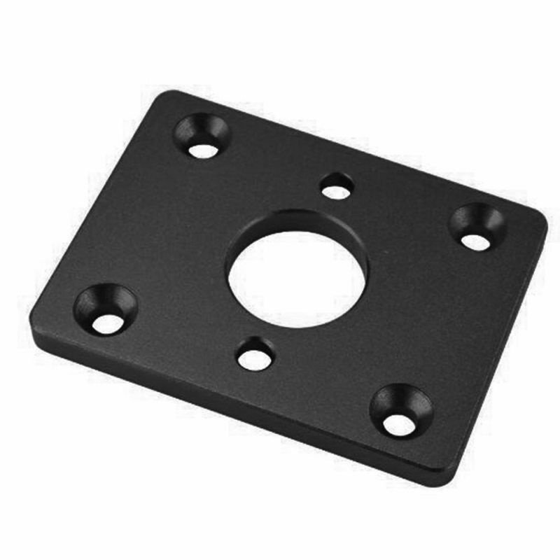 Aluminum alloy Delete Adapter Black Plate 11.4x4.6CM Replacement Accessories