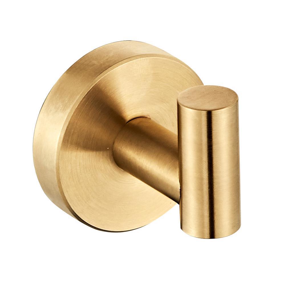 Sus304 Stainless Steel Wall Mounted Toilet Paper Holder Bathroom Hardware Accessories Brushed Gold Towel Bar Hook: AE-04