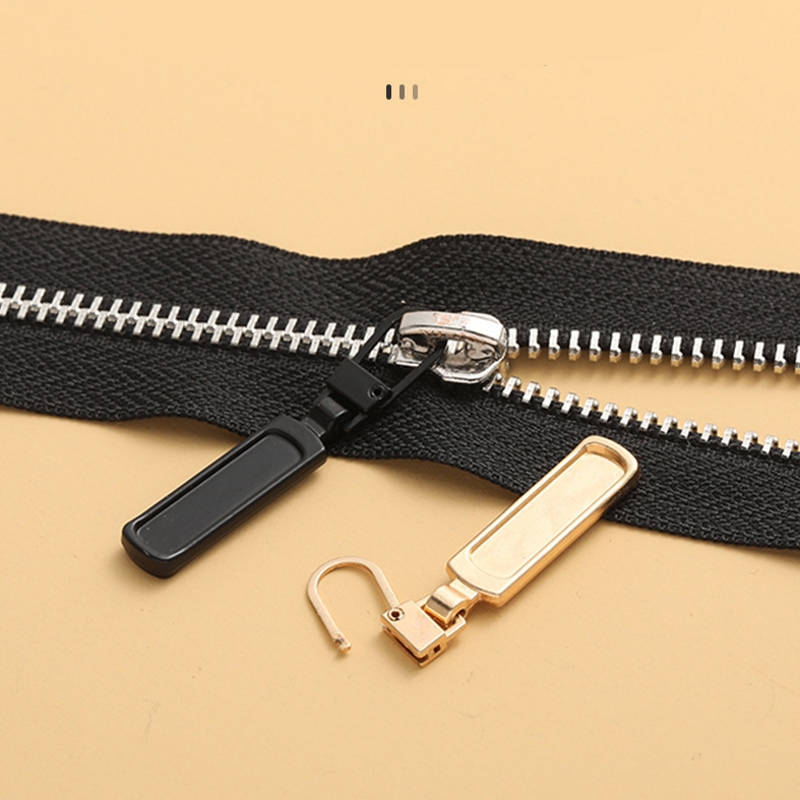 5 uds costura DIY cremallera desmontable cabeza cremallera tirar práctico bolso resistente bolso maleta mochila tienda