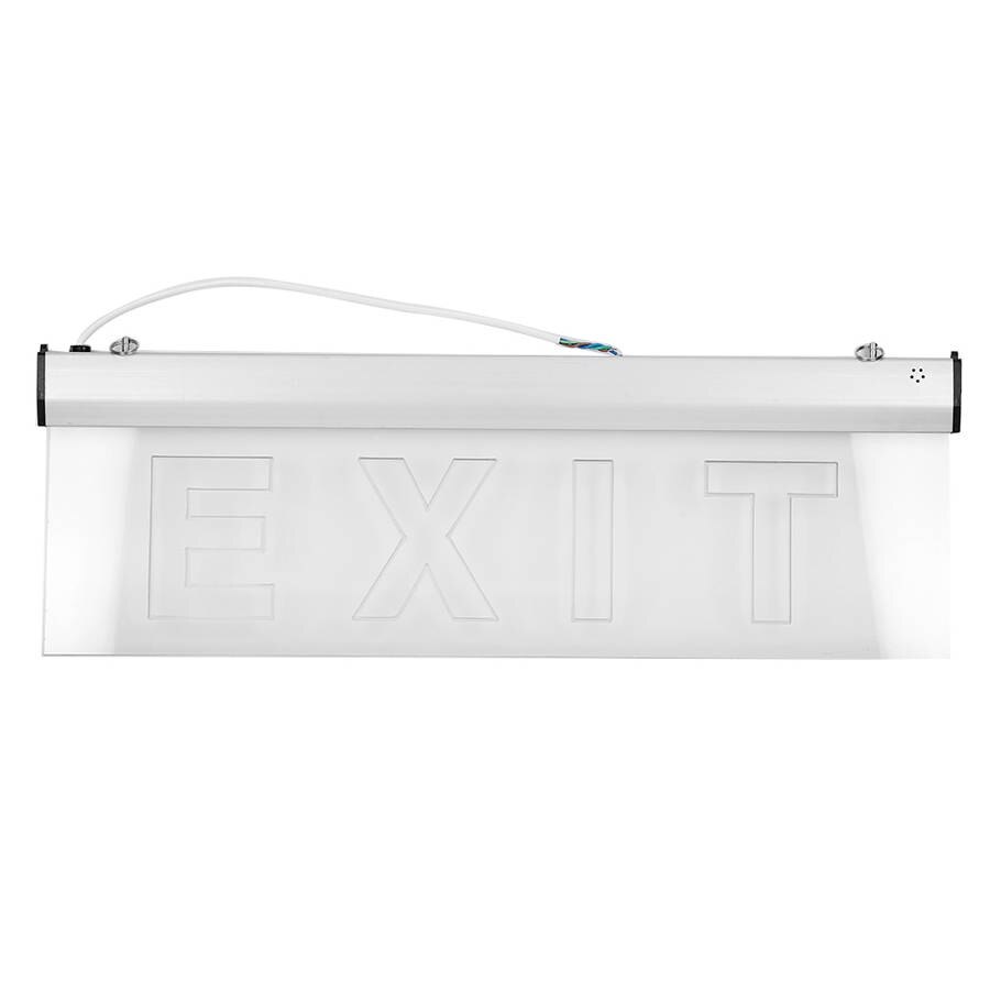 Exit nødskilt led nødsituation 23.62 x 7.87in pmma panel lys led lyskilde til indkøbscentre supermarkeder