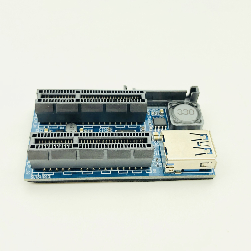 agregar tarjeta PCI Express USB 3,0 adaptador elevador componentes de PC extensor PCIE Riser tarjeta PCI-E Riser PCI E Riser para tarjeta de vídeo