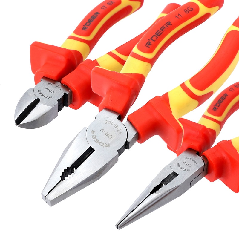 Insulated Screwdriver set cable Electrician pliers 1000v cutter cable pilers Wire stripper scissors pliers multitool pliers tool