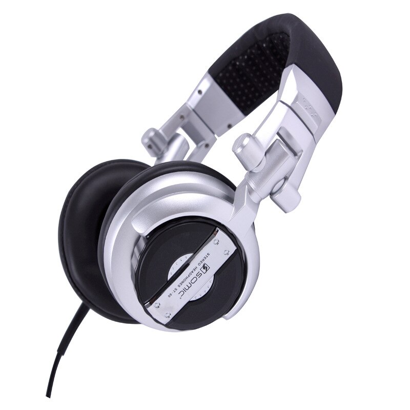 Senicc st -80 stereo studio näyttö kuulokkeet 3.5mm 6.3mm liitin dj kuulokkeet 2.5m jatkojohto gamer kuulokkeet dj