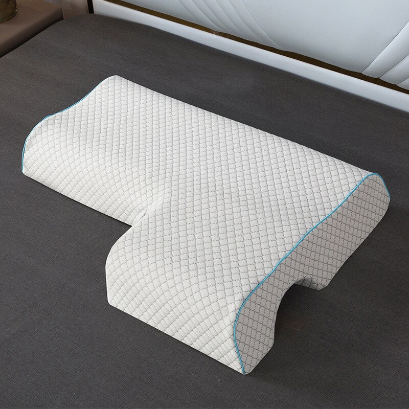 Almohada de espuma viscoelástica para parejas, almohada para abrazar, antipresión, para dormir de lado, ropa de cama: 3 Left arm