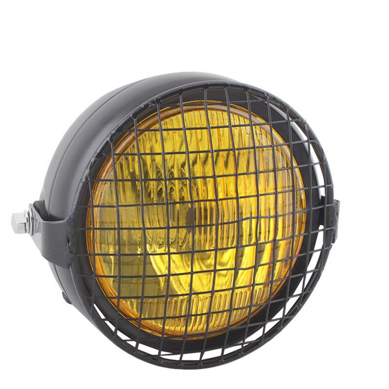 Masque à mailles pour phare de moto | Universel, protection de phare pour motos/vélos/Cruisers/baguettes/Bobber/Caf