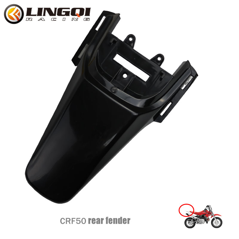 LINGQI CRF50 Rear Fender Motorcycle Pit Dirt Bike Mudguard Mud Guard Plastic Body Cover for CRF 50 Protection Accessories