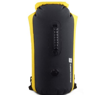 35/60L sac à dos étanche plage sport sac étanche sacs natation étanche organisateur eau piscine femmes sacs: blackyellow35L
