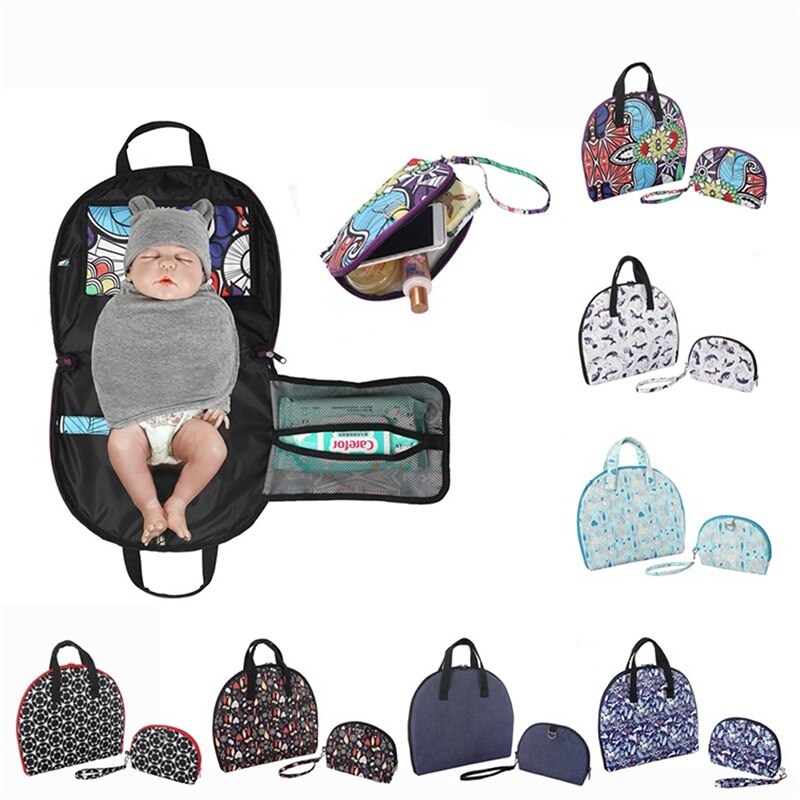 Vandtæt pusletaske multifunktion baby isoleringspude baby pusletaske mumie taske praktisk spædbørn maternal og barn forsyninger