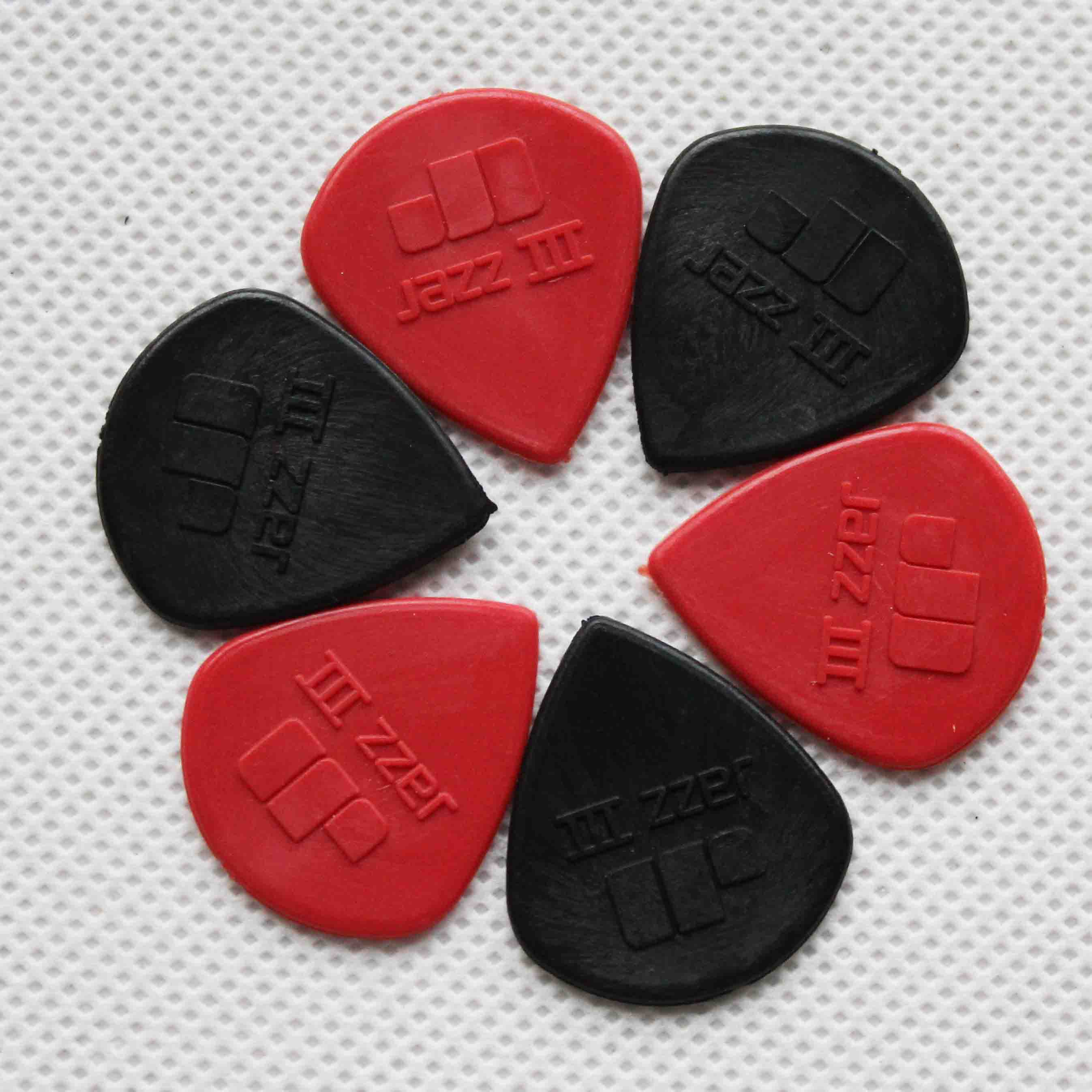 JAZZ 3 nylon guitar picks, JAZZ III guitar pick,1.0MM thickness, Picks Plectrum for acoustic and electric guitar picks