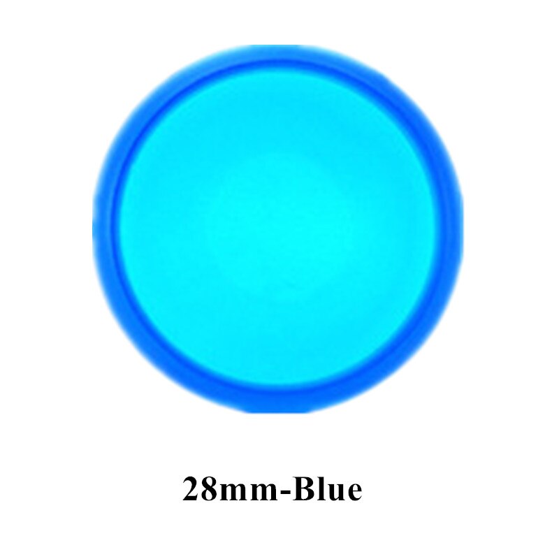 100 sztuk kolorowe Disc Binder dla Discbound notebooki/Planner 24/28mm grzyb otwór luźny liść wiążące Discbound dyski: Blue-28mm