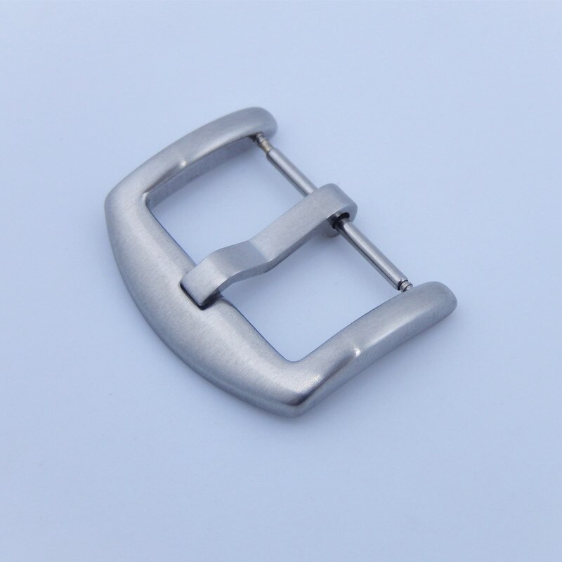 Solid Stainless Steel 304 Watch Buckle Classic Strap Buckle Solid Buckle Watch Accessories 16/18/20/22/24mm: Matte silver 20