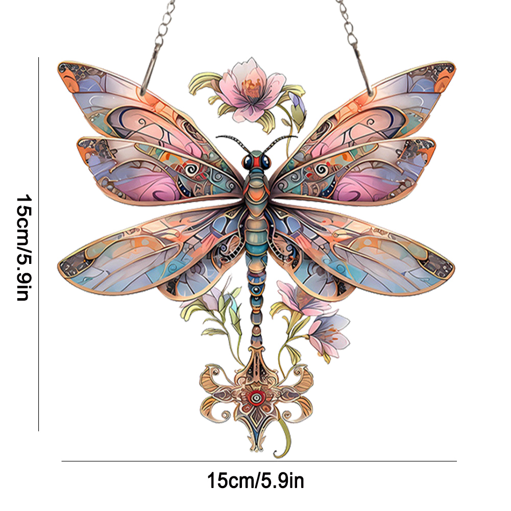 Vindusdekorasjon ornament akryl hengende anheng solfanger vindusanheng til innendørs utendørs