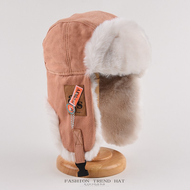 Bomberhoed Mannen Vrouwen Dikke Warme Russische Ushanka Bontmuts Mode Mannelijke Vrouwelijke Muts Zwart Grijs Oorklep Ski Russische Cap