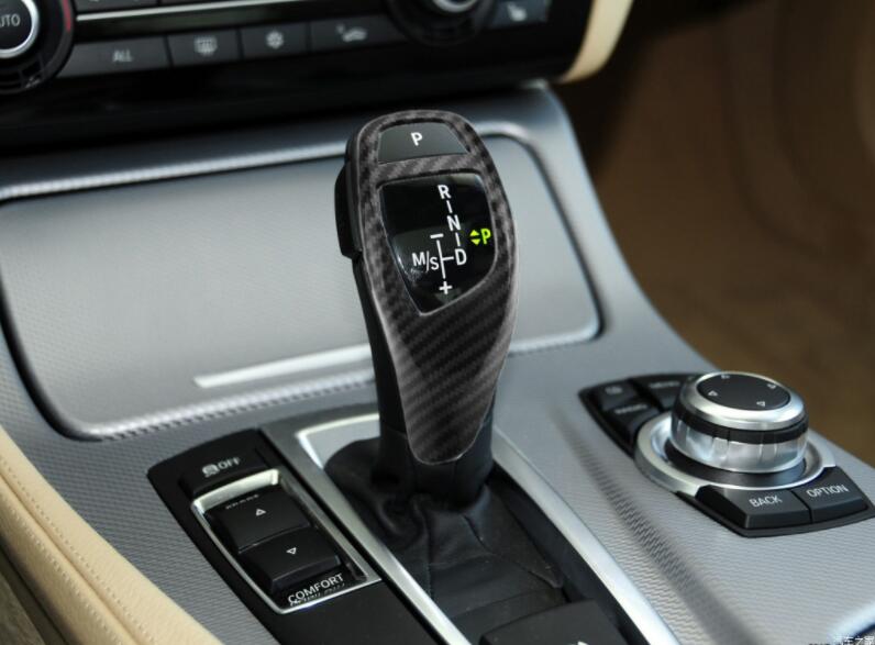 Auto Innen Multimedia-Taste Aufkleber Getriebe Kopf Rahmen Shift-Trim Für BMW F01 F07 F10 11 F20 F22 F25 F26 f30 F32 F34 F36 RHD/LHD
