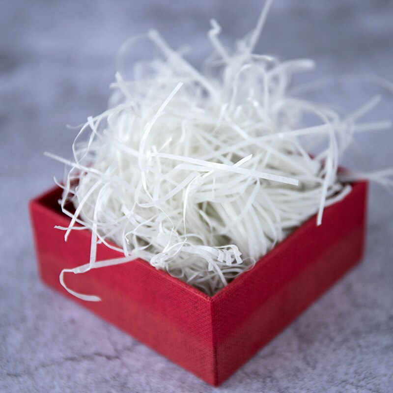 10g DIY White Paper Raffia Shredded Paper Confetti Box Filling Material Wedding Marriage Home Decor Decoration