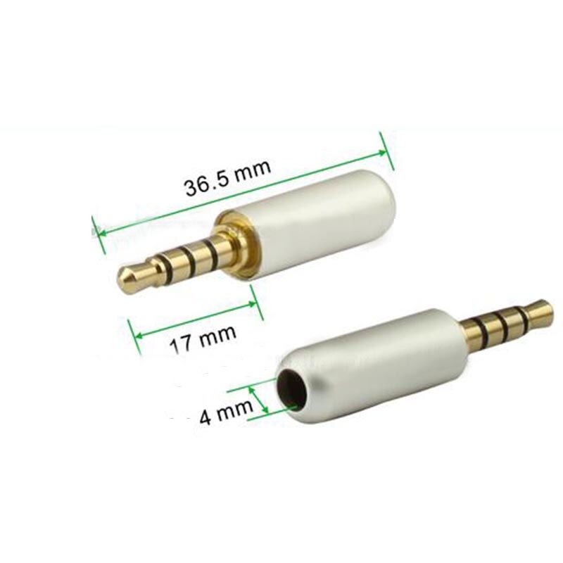 Spina a 3 sezioni terminale AUX connettore Audio per cuffie da 2mm 3.5mm