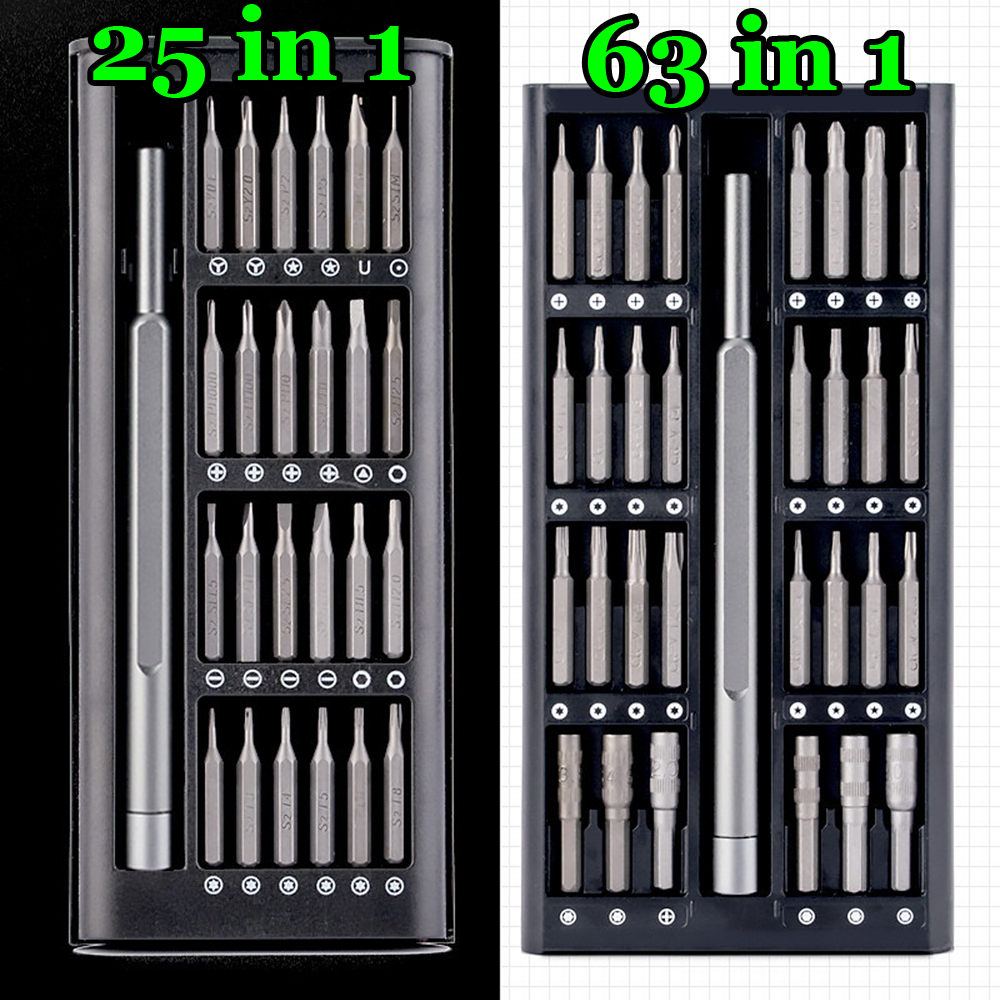 Screwdriver Set Magnetic Screw Driver Kit Bits Precision Bits Torx Hex Bit Handle Mobile Phone Repair Kit Tools VS Xiaomi