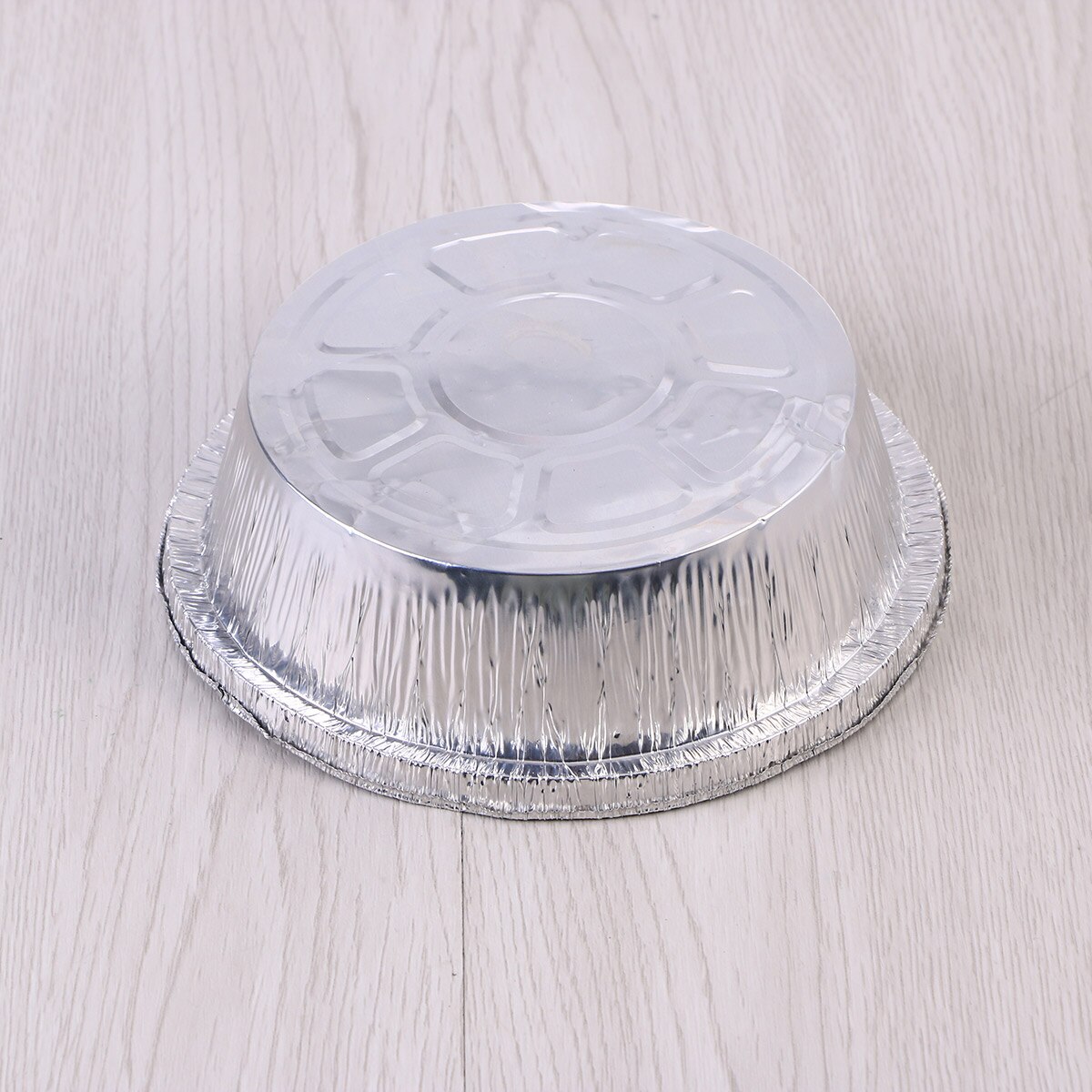 10 Pcs 6 Inch Ronde Vorm Wegwerp Duurzaam Aluminiumfolie Plaat Nemen Pannen Ideaal Voor Maaltijden Prep, taarten, Gebak, Vlees (Geen Deksels)