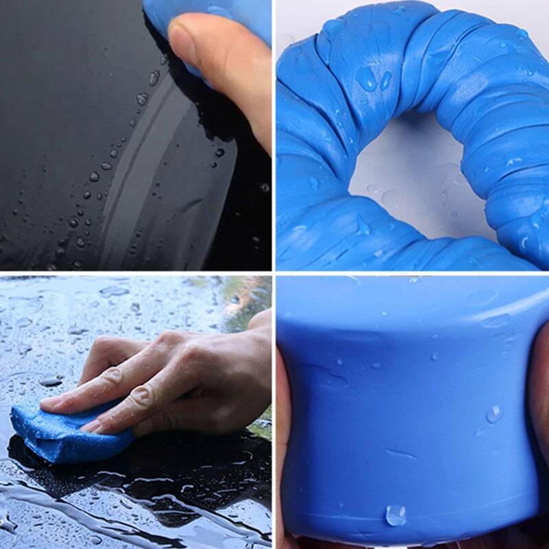 Argila para limpeza de carro 100g/180g, barra de argila para limpeza automotiva, barra de argila mini máquina de lavar carro portátil