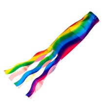 Regenbogen Fahnen Windsack Festivals Caravan Camping Decor Windsack Hängende Dekoration Rot Orange Gelb Grün Blau Lila