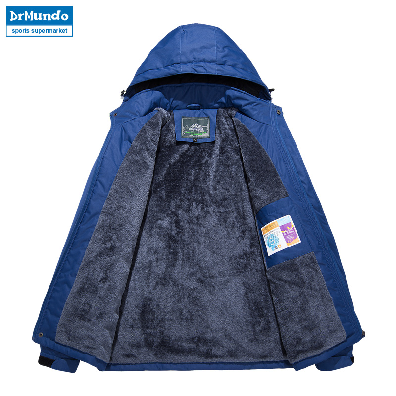 Skijakke herre vanntett fleece snøjakke termisk frakk for utendørs menn vinterjakker snø skiklær plus size merke