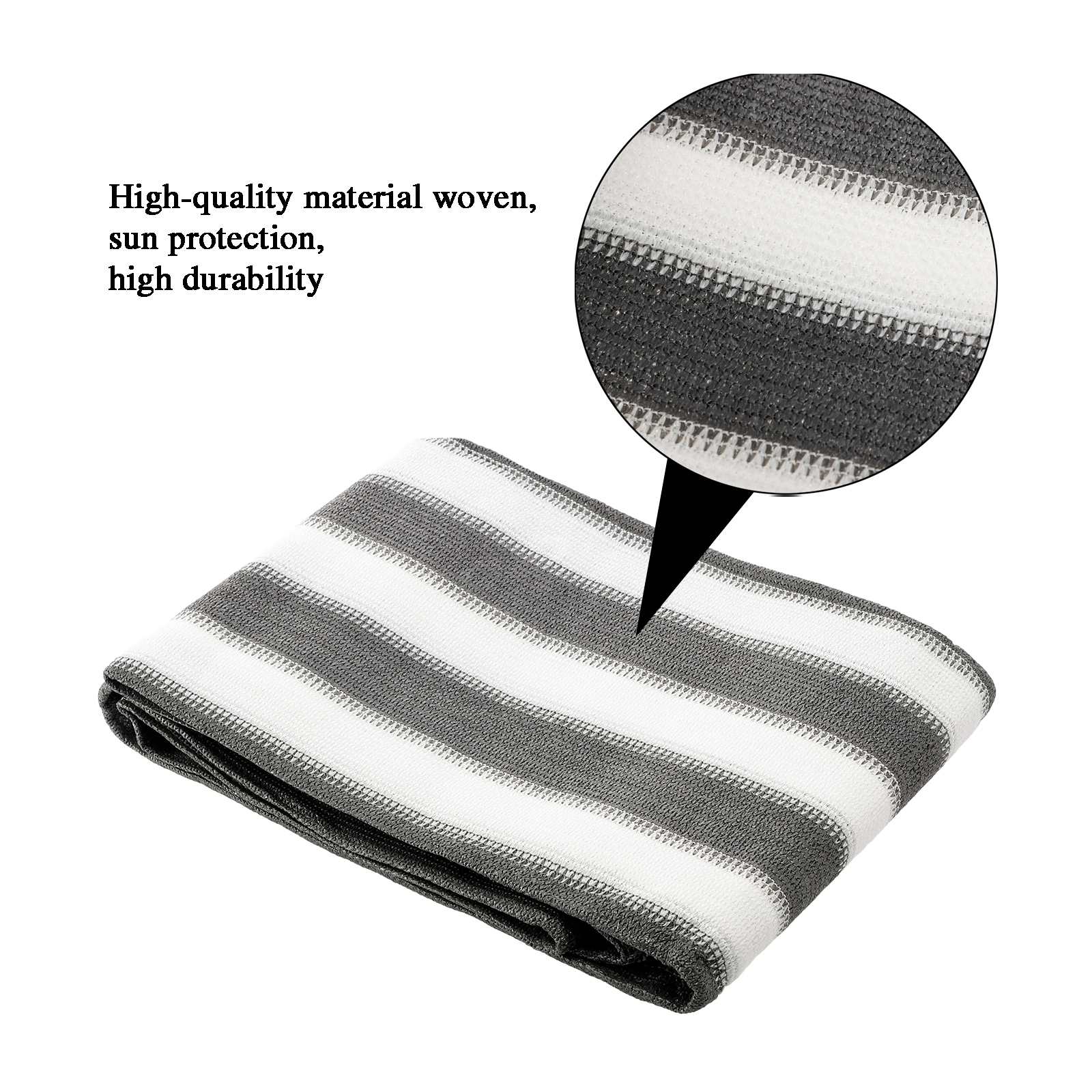 Home Balcony Privacy Screen With Grommets Fence Deck Shade Yard Cover UV Sunblock Wind Outdoor Garden House Sail Awning